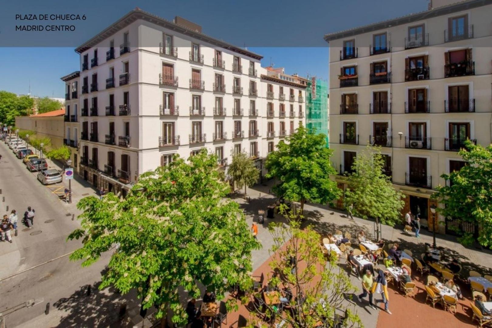 Refugio Cultural Para 3, En Plaza De Chueca Madri Exterior foto